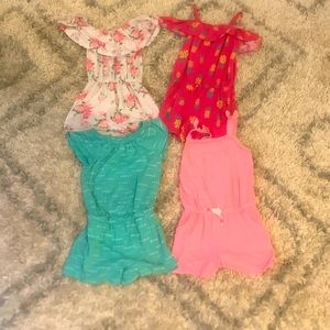 LOT OF 4 ROMPERS!! SO CUTE!!❤️❤️